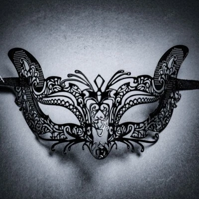 Sexy Fox Masquerade Women Masks For Prom Party Halloween Costume Dress Up Black - Image 1 of 4