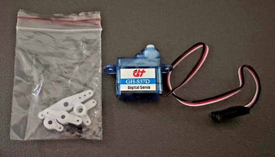 2 Stück GH-S37D 3,7g Nano Servo Digital Ultra Micro für RC Flugzeug Hubschrauber - Bild 1 von 4