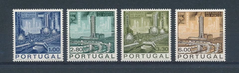 Portugal  1063-6 MNH,  Oil Refinery, 1970 Cover