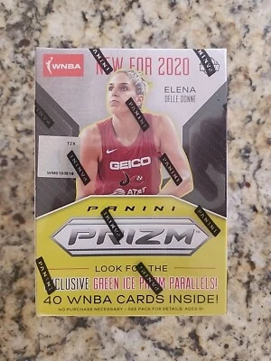 2020 PANINI PRIZM WNBA BASKETBALL FANATICS MEGA SEALED BOX (40 CARDS) GREEN ICE - Image 1 of 4