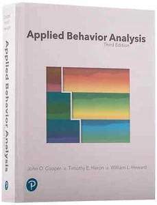Applied Behavior Analysis by Timothy Heron, John Cooper & William Heward 3rd Edi - Picture 1 of 3
