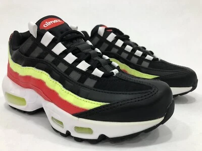 NIKE AIR MAX 95 OG 307960-019 BLACK /🌶 RED /VOLT/WHITE WOMEN’S Sz 6.5 NEW - Image 1 of 4