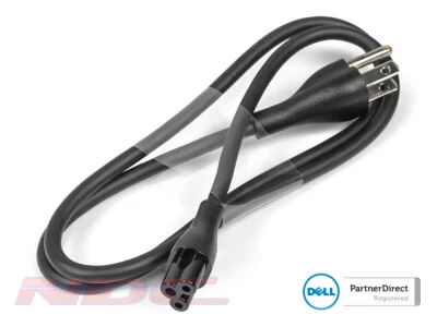 NEW Dell 1m USA/Canadian 3-Pin C5 Clover Power Cable 125V 2.5A - 02JVNJ 0K260C - Image 1 of 2