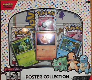 Pokemon TCG Scarlet & Violet 151 Poster Collection BRAND NEW SEALED Pokémon - Picture 1 of 2