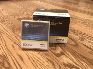 Box of 5 Genuine HP 800GB LTO-3 Ultrium RW Data Cartridges C7973A ~ NEW - Photo 1/2