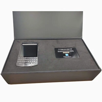 BlackBerry Porsche Design P'9983 4G 64GB Black QWERTY Factory Unlocked - Image 1 of 4