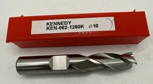 Kennedy KC3 10mm 3 Flute Centre Cutting HSS-Co Cobalt Long End Mill - Picture 1 of 3