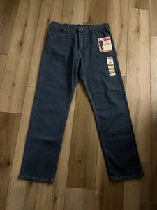 Jeans Wrangler Uomo 36x34 Relaxed Flex Fit Blu Jeans Nuovo con etichette Cinque Stelle Denim 5 Stelle - Foto 1 di 5