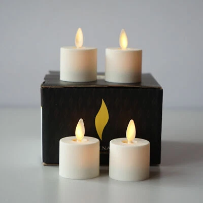 Luminara Velas Tealights Sin Llama con Control Remoto Marfil Votivo Té Luz Paquete de 4 Foto 1 de 4