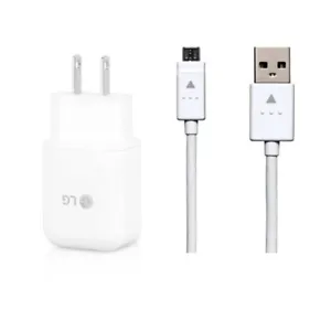 LG Fast Charger & Micro USB Cable  Stylo V10 G3 K8 K4 K10 New Original OEM  - Picture 1 of 8