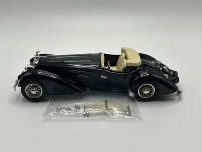 Horch 855 Roadster 1938 Cabriolet- 1/43 Scale Black Tin Wizard - Image 1 of 4