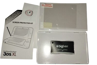 3DS XL DSI XL SCREEN PROTECTOR SCREEN PROTECTION KIT + CLOTH CAMERA PROTECTION - Image 1 of 2