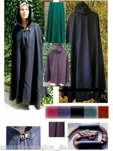 08 -XXL MITTELALTERUMHANG EXTRALANG ÜBERLÄNGE Mittelalter WOLLFILZ Mantel Umhang - Bild 1 von 10