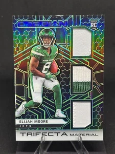 Elijah Moore 2021 Obsidian Trifecta Material #TM-EM Grabado Eléctrico Verde/50 - Imagen 1 de 2