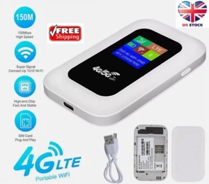 5G entsperrt LTE LCD tragbarer mobiler Breitband Wireless WiFi Router MiFi Hotspot - Bild 1 von 16