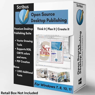 NEW Desktop Publisher Professional Publishing Print Design Software Program CD - Image 1 of 4
