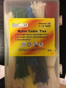 FASCETTA NYLON PLASTICA COLORI E MISURE VARIE FISSAGGI ELETTRICI HOBBY BRICOLAGE - Imagen 1 de 4