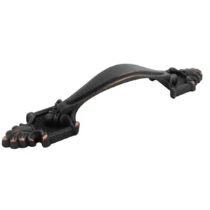GlideRite 3-1/2" CC Deco Cabinet Pull Oil Rubbed Bronze 4116-ORB-1 (432) - Picture 1 of 2