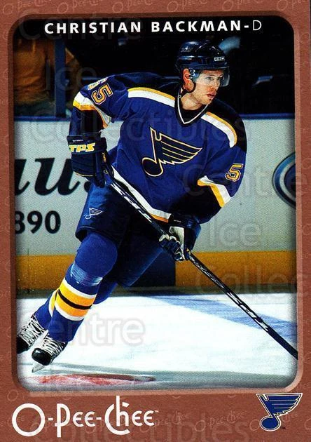 2006-07 O-Pee-Chee #433 Christian Backman - Image 1 of 1