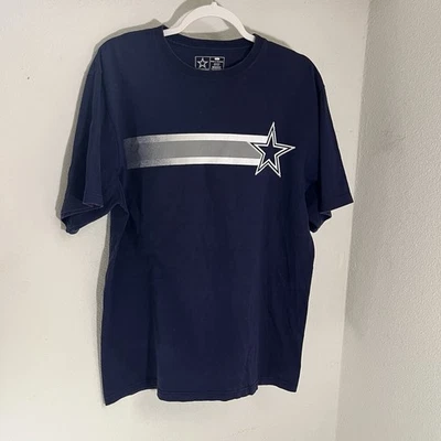 NFL Dallas Cowboys Camiseta Para Hombre Grande Azul Marino 88 Dez Bryant Estampado en Relieve Algodón Foto 1 de 4