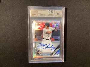 2019 Bowman Draft JJ Bleday Chrome Auto 1st Refractor 072/499 BGS 9.5/10 - Picture 1 of 2
