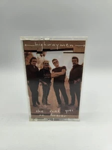 The Road Goes on Forever The Highwaymen Country Cassette Tape 1995 Free Shipping - Picture 1 of 10