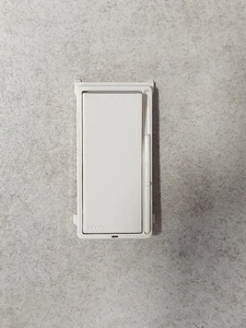 LEVITON DECORA + ROCKER DIMMER SWITCH COVER PLATE ALMOND NEW! - Picture 1 of 2