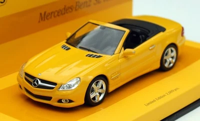 Mercedes SL-Klassse R230 Bj. 2008-2011,Giallo,MINICHAMPS " Linea Giallo " M.1:43 - Immagine 1 di 4