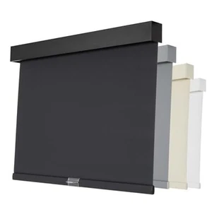 Cordlessout Roller Shades for Windows, Free-Stop With 15"W x 64"H Black - Picture 1 of 7