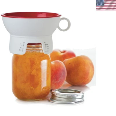 Embudo de enlatado higiénico con cuello elevado - Simplifica tu enlatado sin desorden Foto 1 de 3