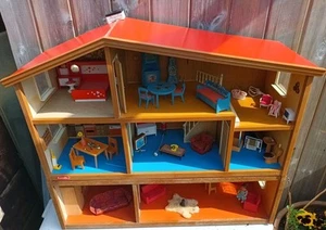 VINTAGE LUNDBY 1970s Gothenburg Dolls House & Extension Basement Furnished Decor - Picture 1 of 24
