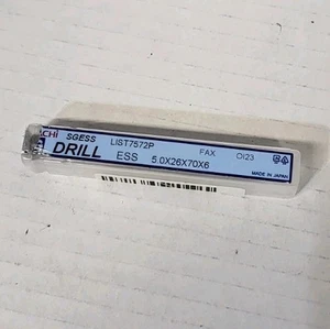 NACHI SGESS LIST7572P 5mm DRILL 24 PCS - Picture 1 of 6