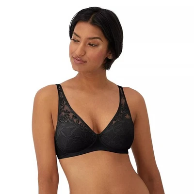 Bali Breathe Cotton Modal Wireless T-Shirt Bra DF7594 3XL Black NWT - Image 1 of 4