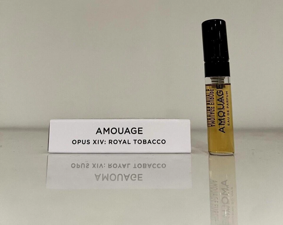 Brand New Boxed Amouage Opus XIV: Royal Tobacco Mini Eau De Parfum 2ml - EDP