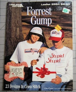 FORREST GUMP gezähltes Kreuzstich-Faltblatt von Leisure Arts # 2684 - Bild 1 von 2