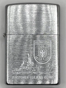 ULTRA RARE 2002 GERMAN NAVY DESTROYER LUTJENS ZIPPO LIGHTER UNSTRUCK - Bild 1 von 5