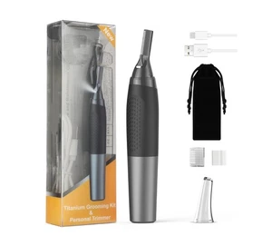 2025 NEW Nose Ear Face Neck Eyebrow Hair Mustache Beard Trimmer Shaver Clippers - Picture 1 of 8
