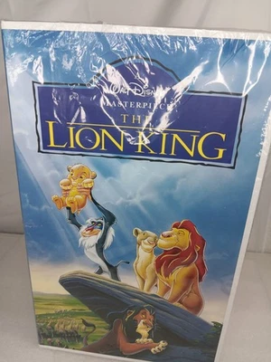 Disney El Rey León Clásico VHS En Caja Tacto de Seda Tiro, 50" x 70" NUEVO Foto 1 de 4