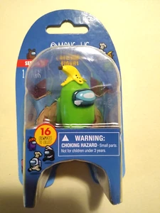 NEW TOIKIDO AMONG US SERIES 2 CREWMATE 1 PACK 2" FIGURE GREEN W/ BANANA ON HEAD - Picture 1 of 7