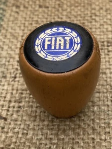 Original vintage Fiat 500,600,127,128,850 Vinyl Gearshift Knob W/ Logo #107 - Picture 1 of 4