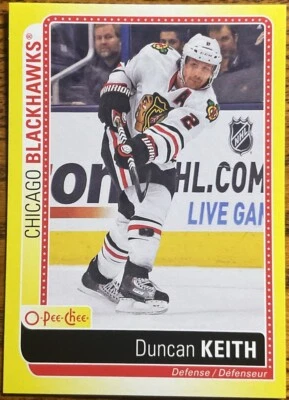 2013-14 O-Pee-Chee Stickers Duncan Keith #S-KE Chicago Blackhawks - Image 1 of 2