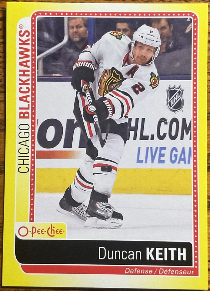 2013-14 O-Pee-Chee Stickers Duncan Keith #S-KE Chicago Blackhawks - Image 1 of 2