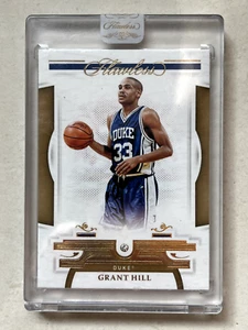 2021 Panini Flawless Collegiate Duke Grant Hill Gems Diamond Gemstone Gold 09/10 - Bild 1 von 2