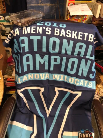 Villanova Wildcats NCAA Basketball 2018 Champions House Flag--27" X 37" Cover