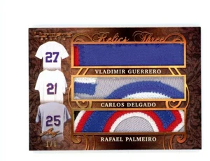 Leaf Ultimate Vladimir Guerrero Carlos Delgado Palmeiro 2018 triple parche 1/6 - Imagen 1 de 1