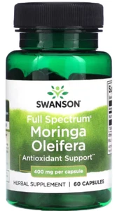Swanson, Moringa Oleifera, 400mg, 60 Kapseln - Photo 1/2