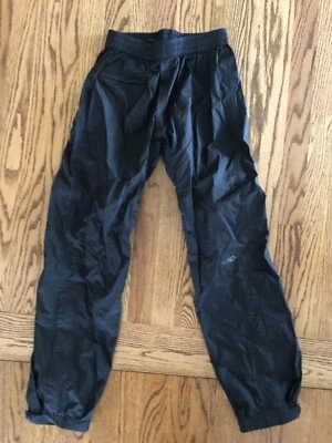 Marmot Mujer Negro Nylon Viento Elástico Pantalón Talla S Foto 1 de 4