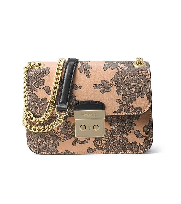 Bolso de hombro Michael Kors Sloan cadena mediana Oyster 30H6GL8L6T $498 Foto 1 de 2