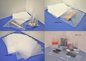25 pack Flat 12 x 20 Poly Bags 4 MIL THICK Open Top X heavier protection - Picture 1 of 8