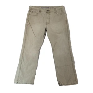 Dockers D3 jeans men's 36 x 30 classic fit straight khaki green denim pants - Picture 1 of 13